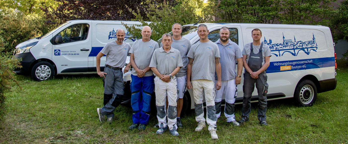 Das Handwerkerteam unserer WBG Einheit Bautzen eG